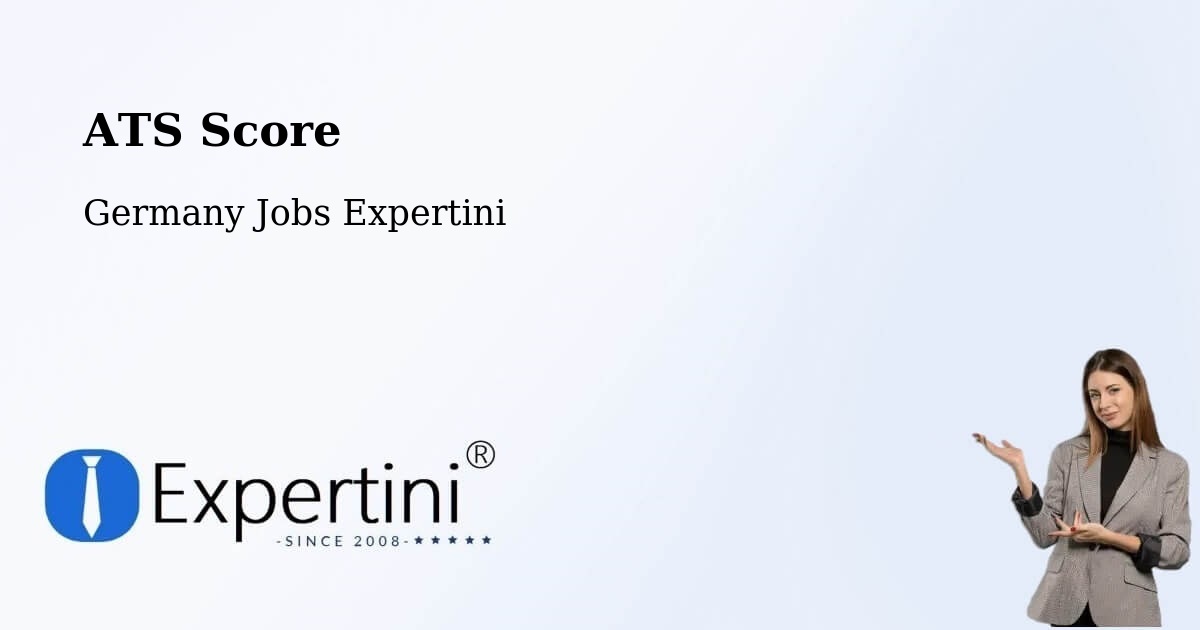 Resume ATS Score & Job Description Match Tool – Wilsdruff - Germany Jobs Expertini